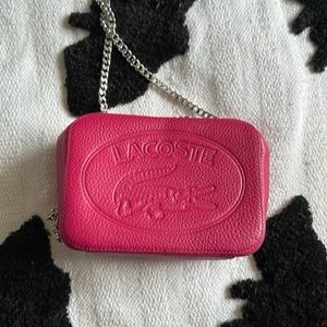 Pink Lacoste Crossbody
